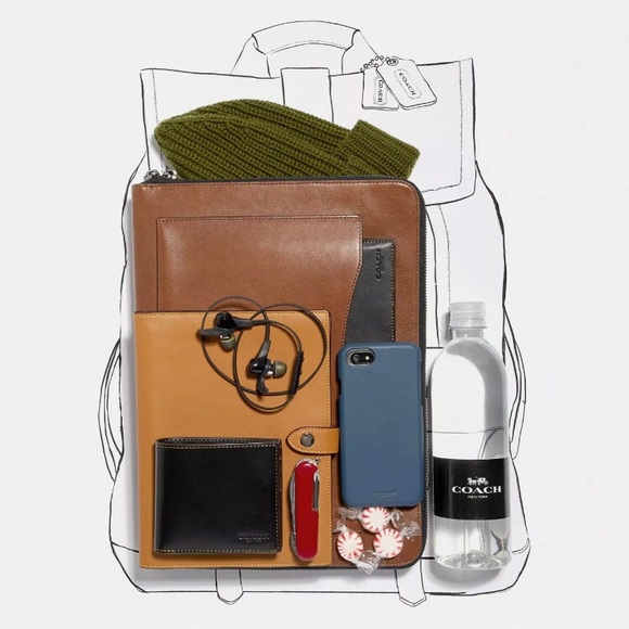 COACH BLEECKER BACKPACK IN LEATHER - Picture 6 of 6